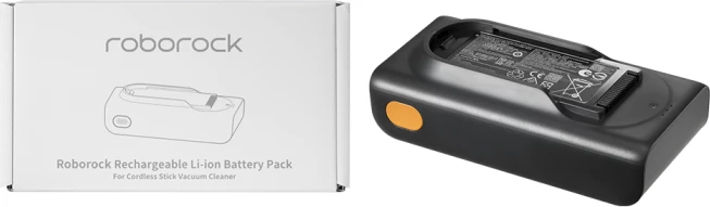 Bateri litiumi Roborock për fshesë vertikale H60 Ultra / H60 Hub Ultra, e zezë, 1 copë