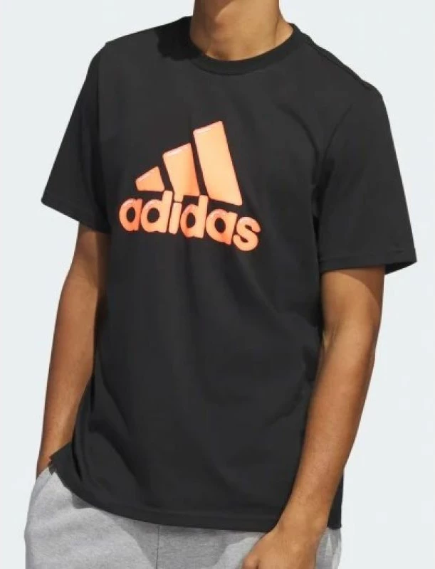 Maicë adidas për meshkuj, e zezë