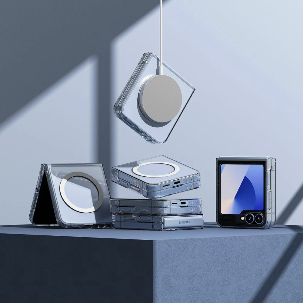 Mbështjellës Ringke Fusion MagSafe për Samsung Galaxy Z Flip 6, Transparent