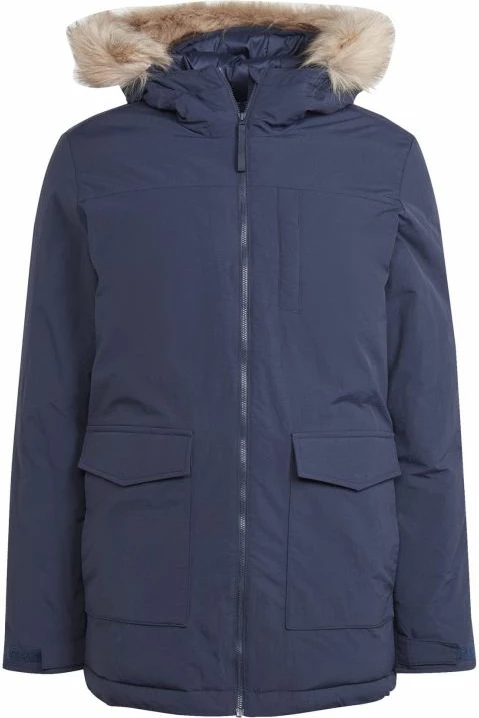 Jakne adidas Parka M IK0552 për meshkuj, blu marin
