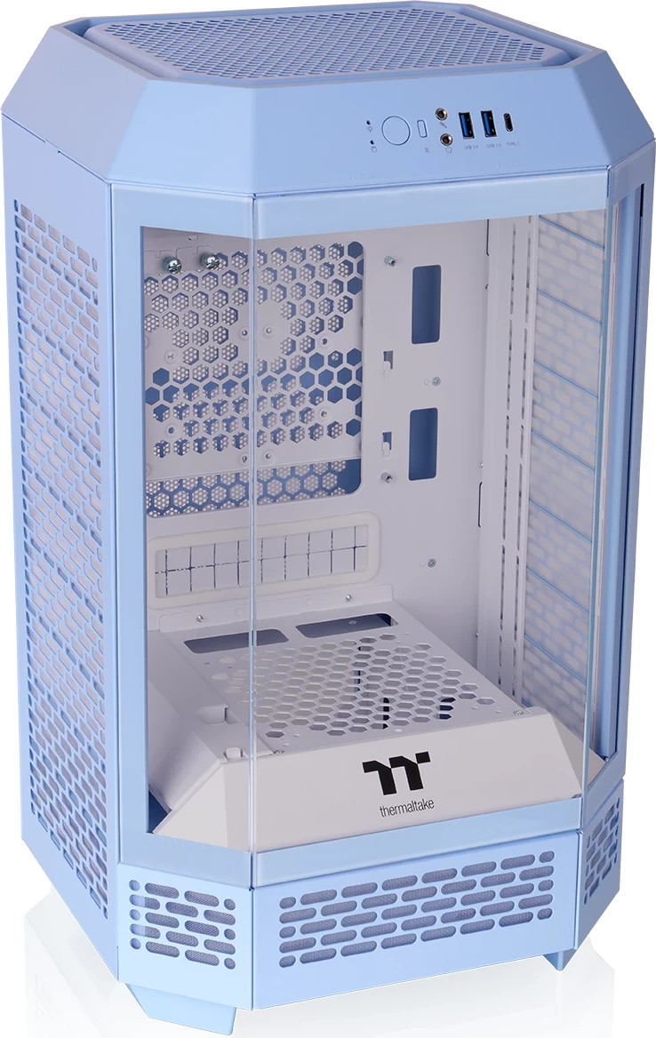 Kasë Thermaltake The Tower 250 TG, Mini Tower, Hydrangea Blue