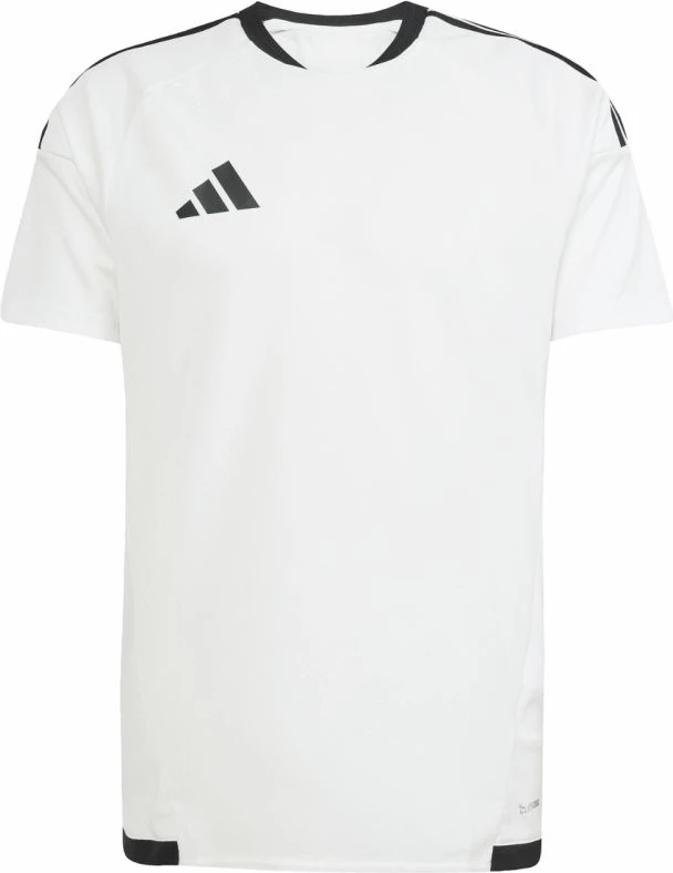 Fanellë futbolli për meshkuj adidas, e bardhë dhe e zezë