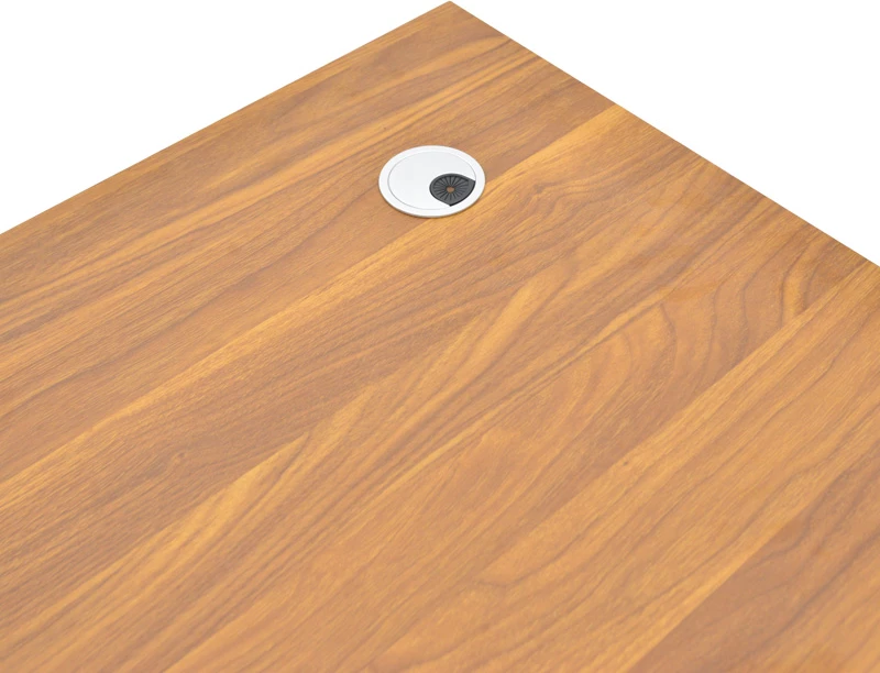 Tavolinë profesionale për zyre Oscar, ngjyrë arre-gri e errët, 150x80x76cm