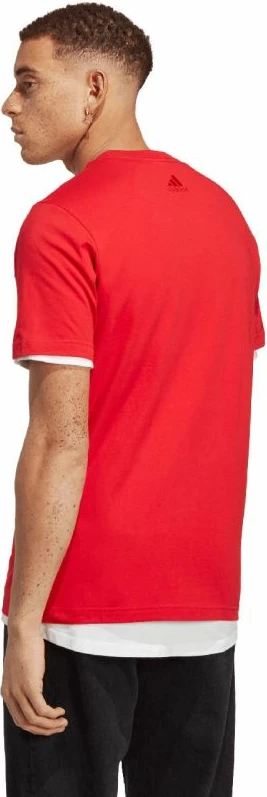 Maicë adidas për meshkuj, e kuqe