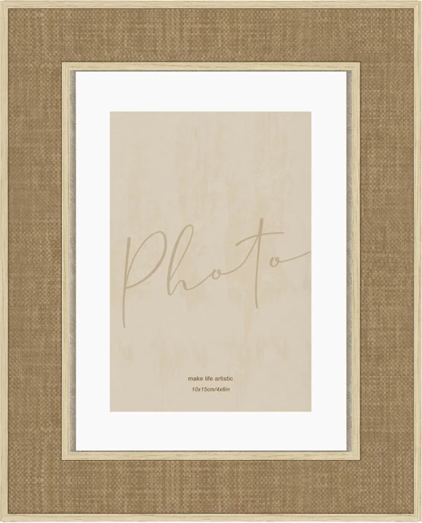 Kornizë foto LINO, MDF, ngjyrë kafe-natyrale, 20.6x2x25.6 cm