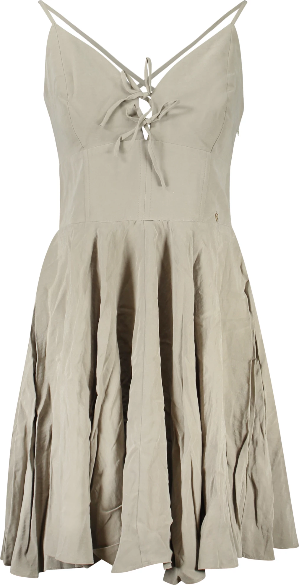 Fustan i shkurtë GUESS JEANS femra, e gjelbër