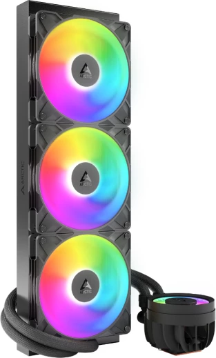 Ftohës uji AIO ARCTIC Liquid Freezer III Pro 420 A-RGB, 420mm radiator, 3x P14 Pro 140mm, PWM, Intel LGA1851/1700, AMD AM5/AM4, i zi
