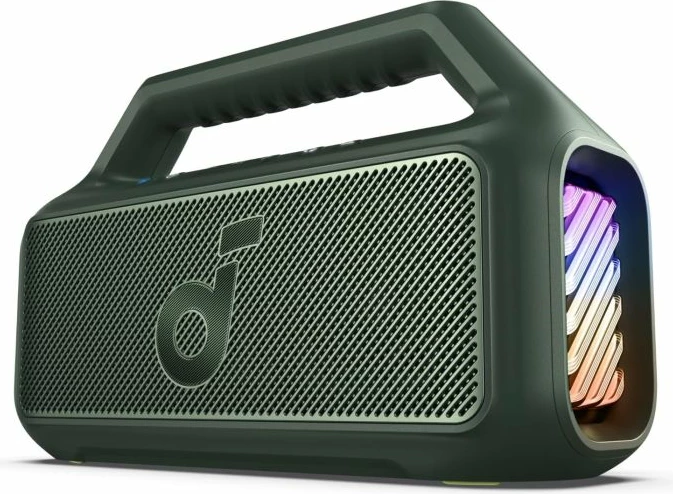 Altoparlant portativ Bluetooth Anker Soundcore BOOM 2 80W, IPX7, 24h, Bluetooth 5.3, Type-C, gjelbër