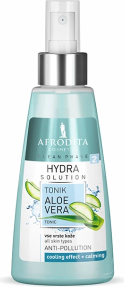 Tonik për fytyrë Afrodita Clean Phase Aloe Vera, 100 ml