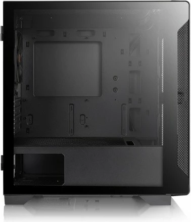 Kasë Thermaltake S100 Tempered Glass, Micro Tower, për Micro ATX/Mini ITX, e zezë