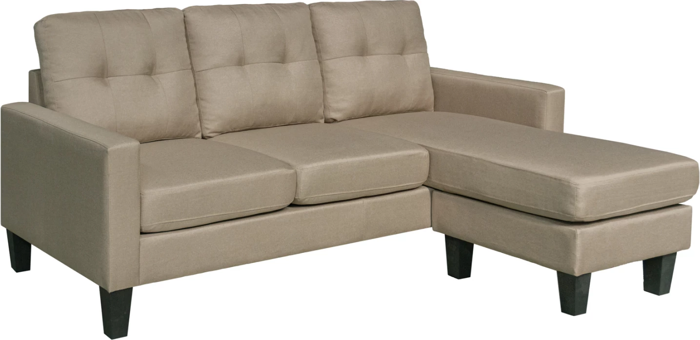 Kënd-sofa MEGGY, kënd i kthyeshëm, material bezhë, FH3297.03, 184.5x129x86cm