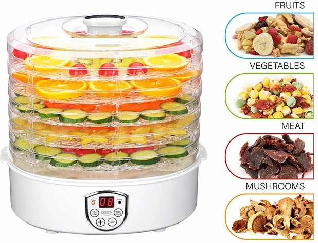 Tharëse ushqimi CAMRY CR 6659 5 tabaka, LCD, 35–70°C, timer 70h, 550W, e bardhë