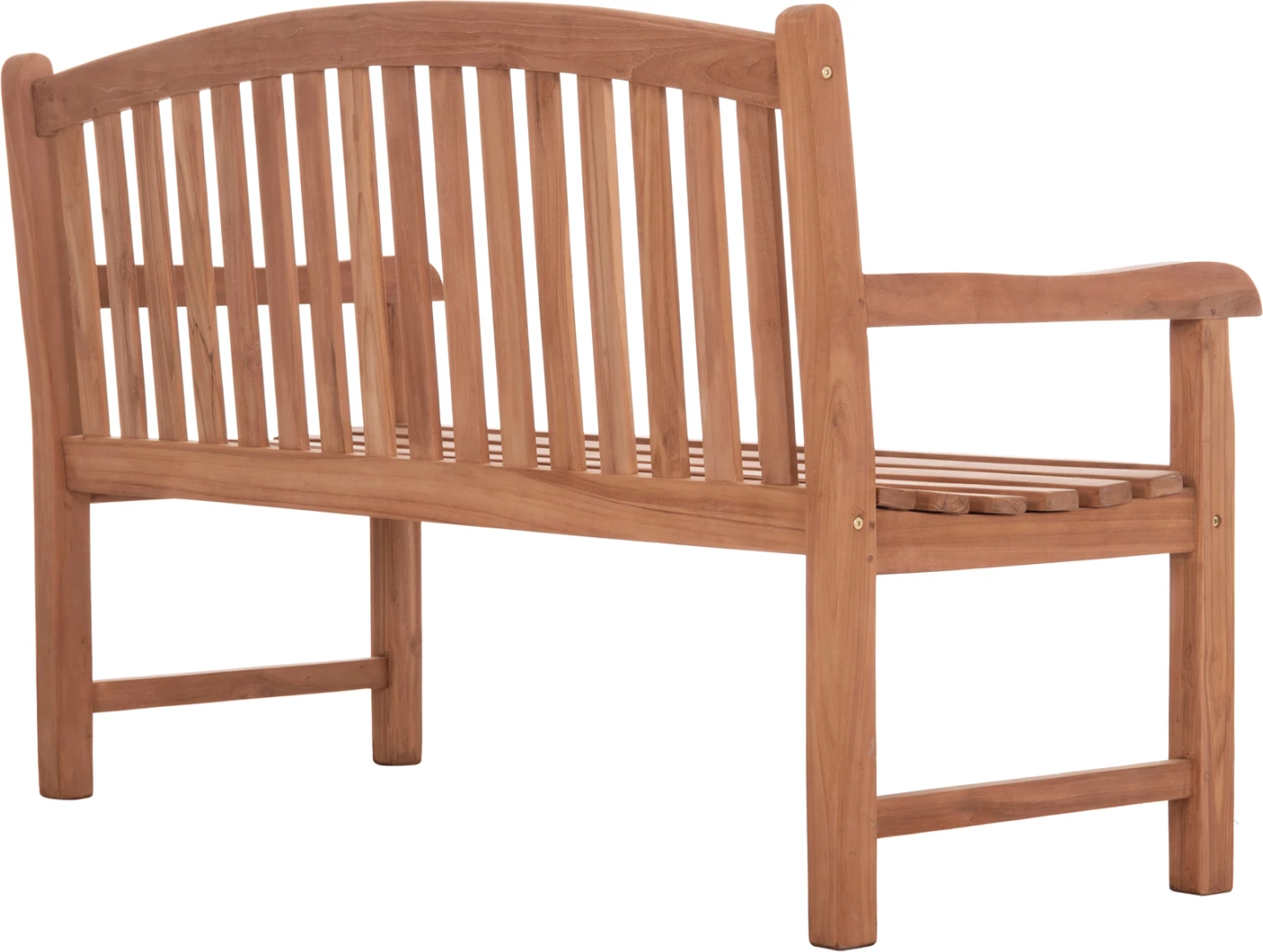 Bankë për jashtë, 3 vende, dru tik, ngjyrë natyrale, ELENA FH18125, 150x61x95cm