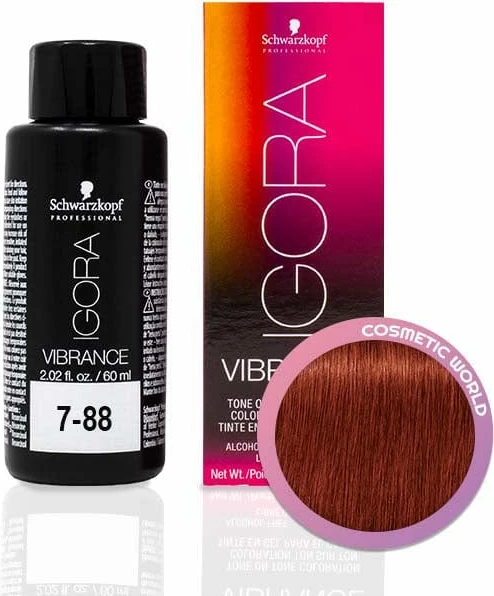 Ngjyrë për flokë Semi Permanente IG Vibrance 7-88 Medium Blonde Red Extra, 60 ml