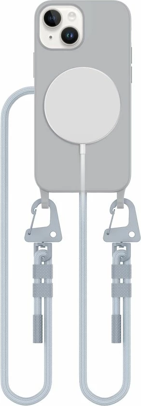 Mbështjellës Tech-Protect Magnecklace për iPhone 13 Mini, MagSafe, Gri