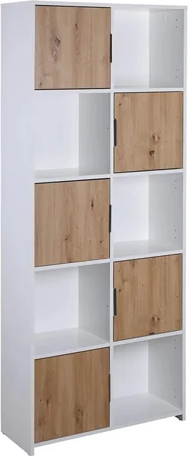 Raft për libra Deniro, i bardhë