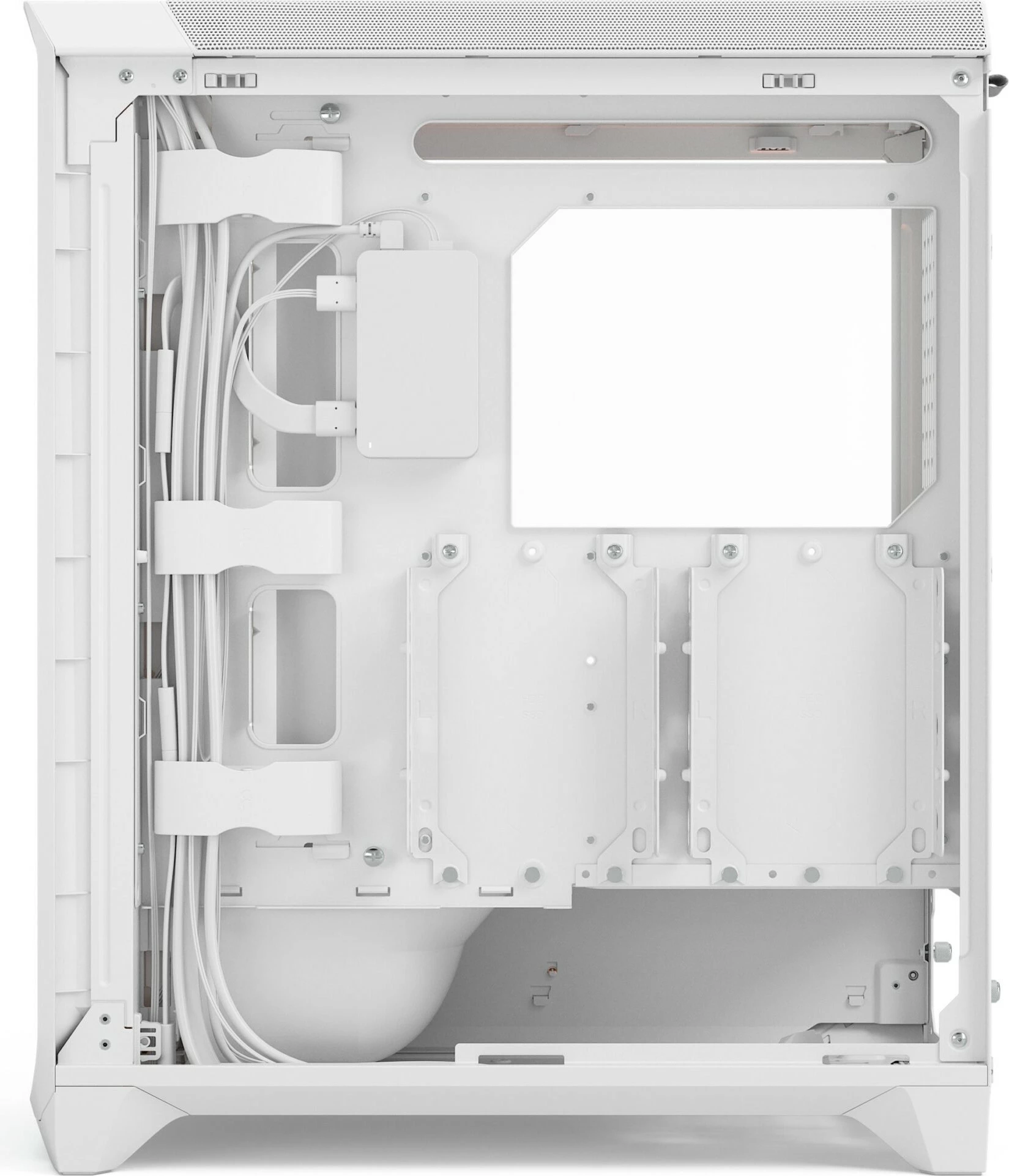Kasë Fractal Design Meshify 3 Ambience Pro RGB, midi tower, xham i temperuar, e bardhë