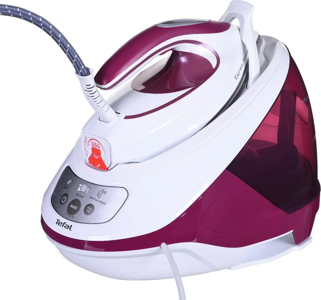 Hekur me stacion avulli Tefal SV9201E0, 2800 W, 1.8 L, Durilium AirGlide Autoclean, Bardhë/Vjollcë