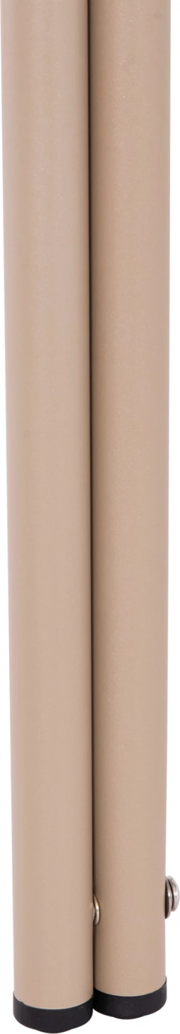 Tavolinë katrore për jashtë, alumin, ngjyrë shampanje, RACHEL FH6338.04, 80x80x76cm