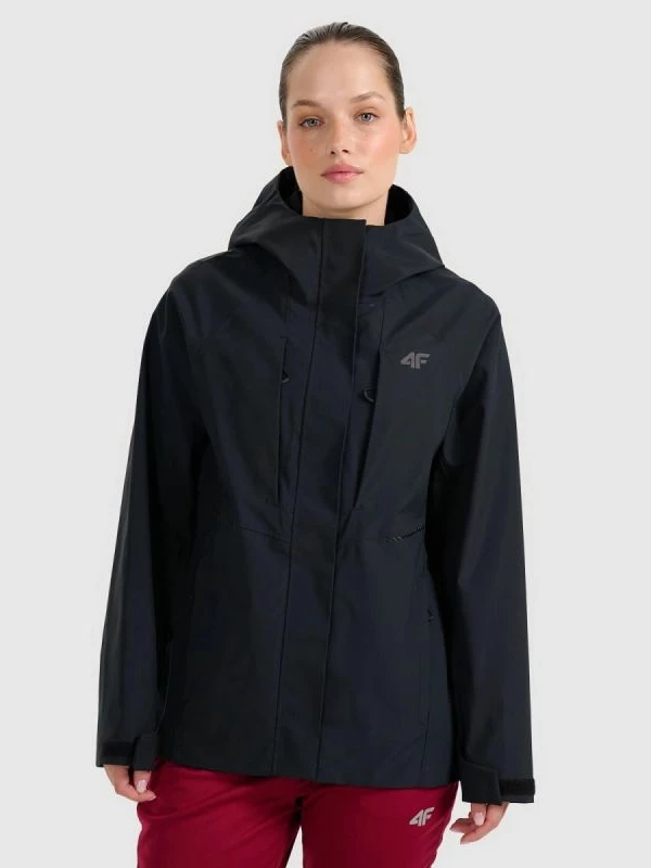 Jakne trekking për femra 4f, e zezë