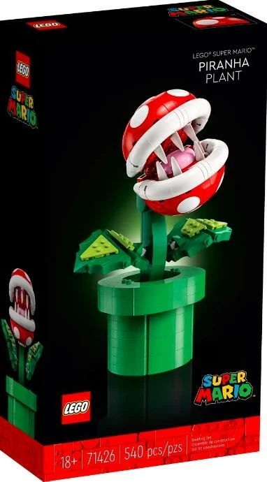 Set LEGO Super Mario Piranha Plant 71426, 540 pjesë, plastikë