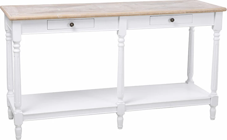 Konsol History, e bardhë-natyrale, 143x48x79