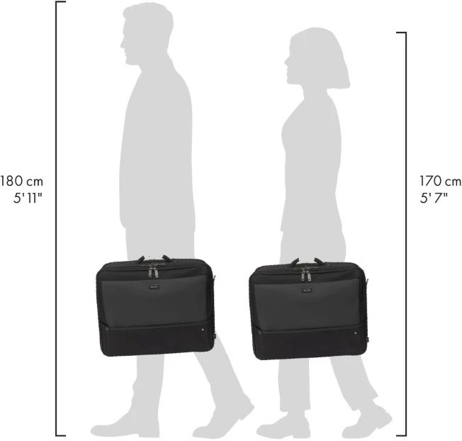 Çantë laptopi DICOTA Multi-Twin Five, 15-17.3 inç, e zezë