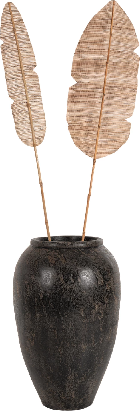 Gjethe dekorative, ngjyrë natyrale, FH7873, 32x200x3 cm