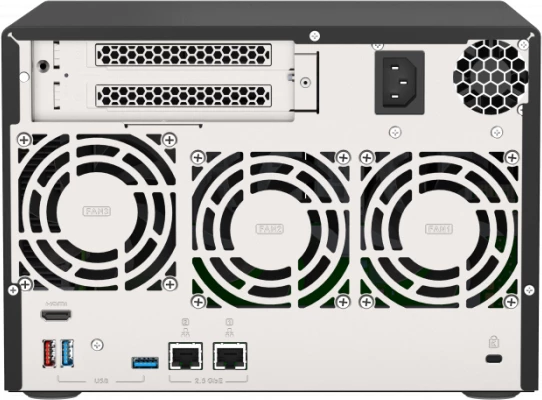 Server NAS QNAP TVS-675-8G, 6-bay, 8GB RAM, 2x 2.5GbE, HDMI 2.0, i zi