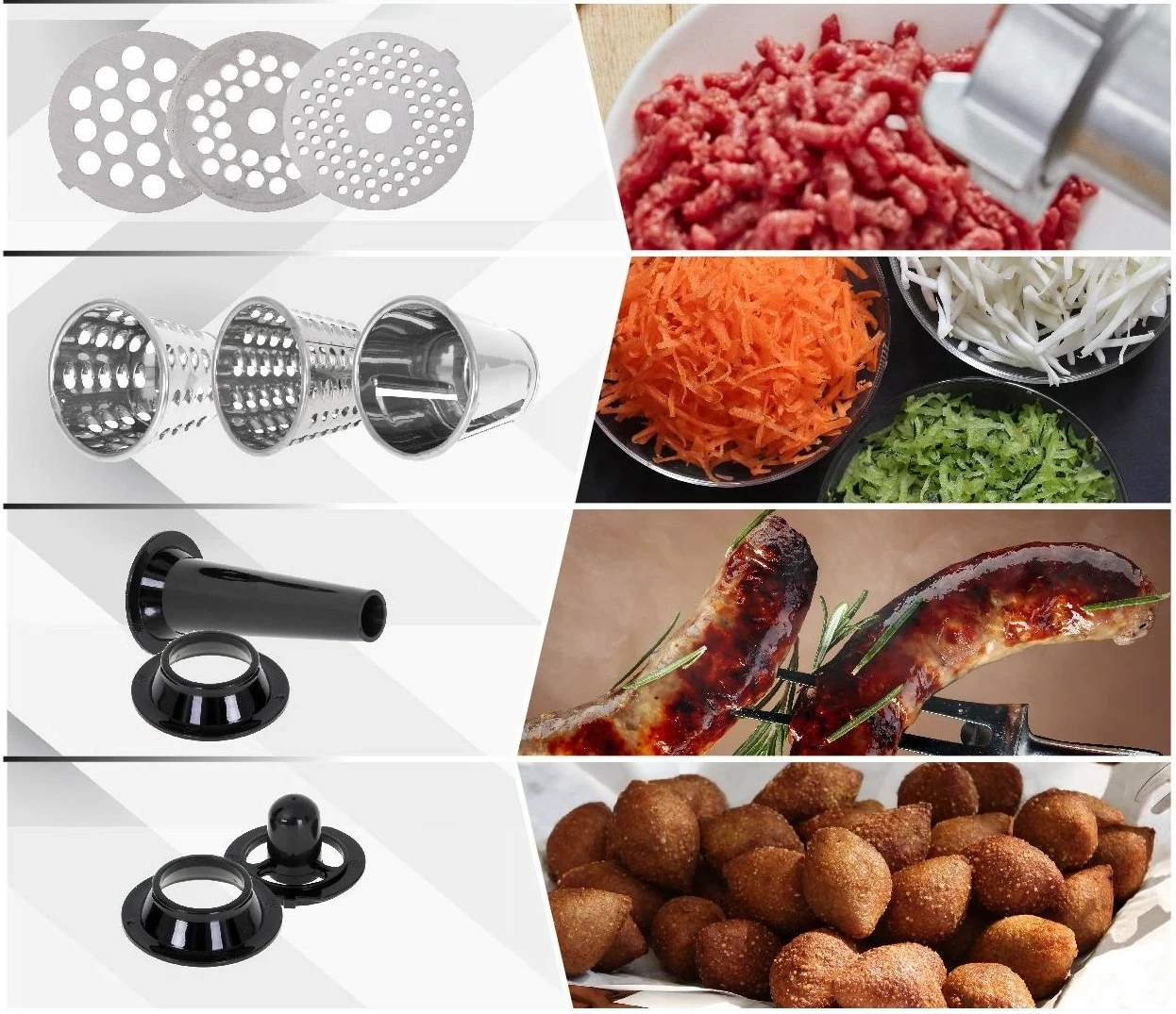 Makinë mishi Adler AD 4813, e zezë-argjendtë