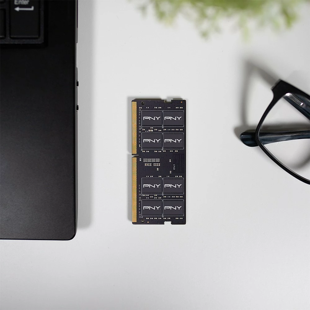 RAM Memorje SODIMM, PNY, MN8GSD43200-SB, 8GB 3200MHz CL22 për laptop, set 1