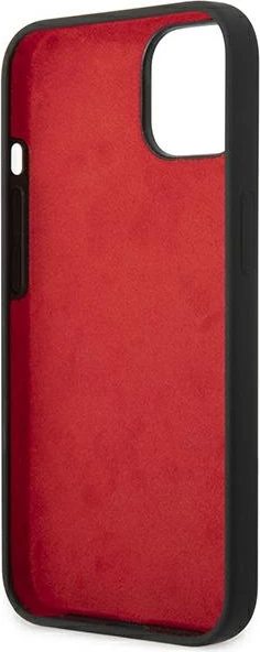 Mbështjellës Ferrari FEHCP14SSIBBK për iPhone 14 6.1", silikon, i zi