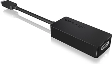 Adapter USB-C në HDMI ICYBOX IB-AC534-C 4K@60Hz Plug & Play, zi (1 copë)