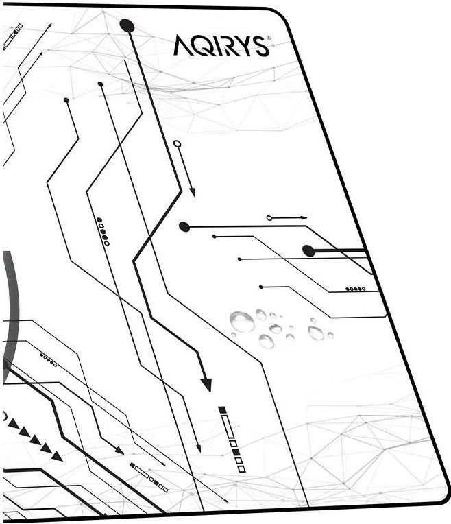 Mauspad Aqirys GRUIS Extra Large 900x400, e bardhë