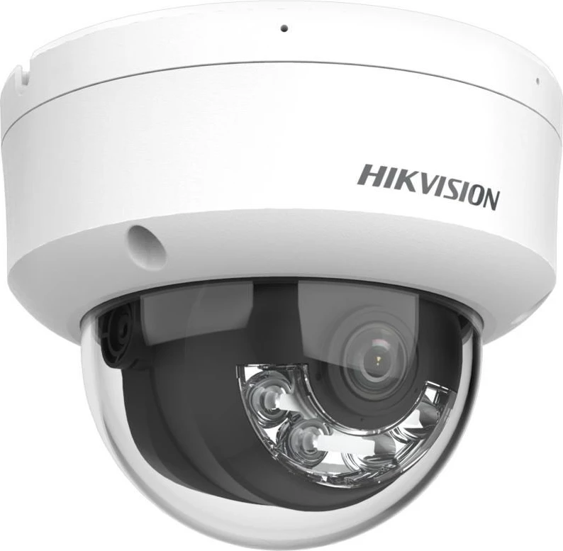 Kamerë sigurie dome Hikvision DS-2CD2123G2-LIS2U, IP, 2.8mm, 1920x1080, e bardhë