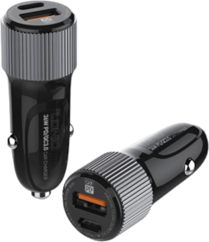 Karikues Për Veturë LDNIO C510Q (Zezë)