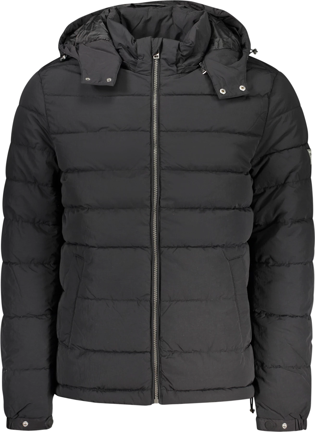 Jakne për meshkuj GUESS JEANS, e zezë