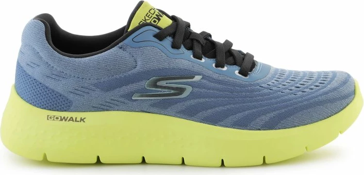 Atlete për meshkuj Skechers, blu-gjelbër