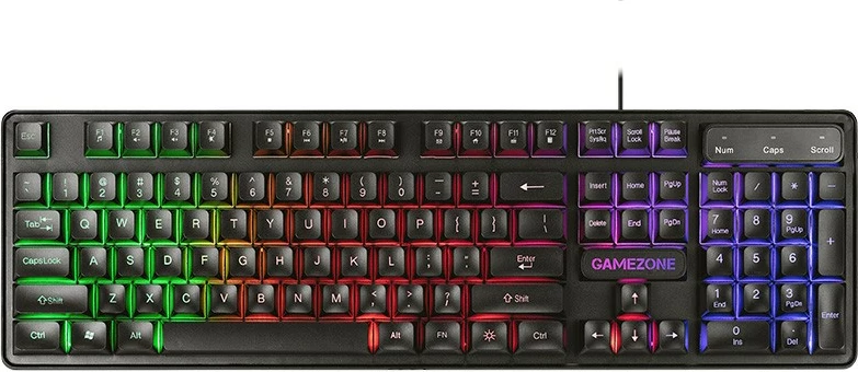 Set tastierë dhe Maus gaming, Tracer Boost TRAKLA47475, mekanike, me kabllo USB, ndriçim LED RGB, QWERTY English (US), maus 800–1600 DPI 6 butona, e zezë, set