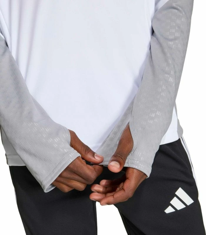 Maicë trajnimi për fëmijë adidas, bardhë-gri