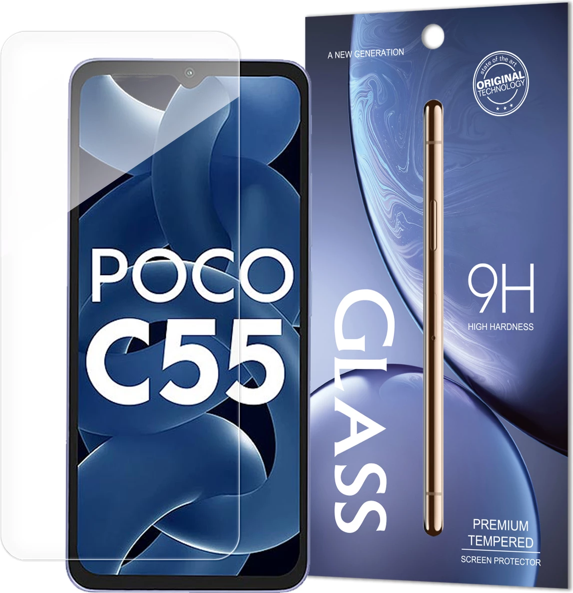 Xham i fortë mbrojtës Hurtel për Xiaomi Redmi 11A / Poco C55 / Redmi 12C, Transparent