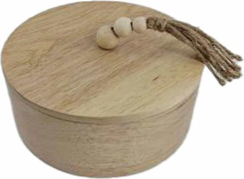 Kuti druri për ruajtje, natyrale, 20x20x8cm