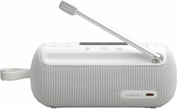 Radio portative JBL Tuner 3 DAB+/FM, Bluetooth 5.3, 7W, IP68, USB-C, e bardhë