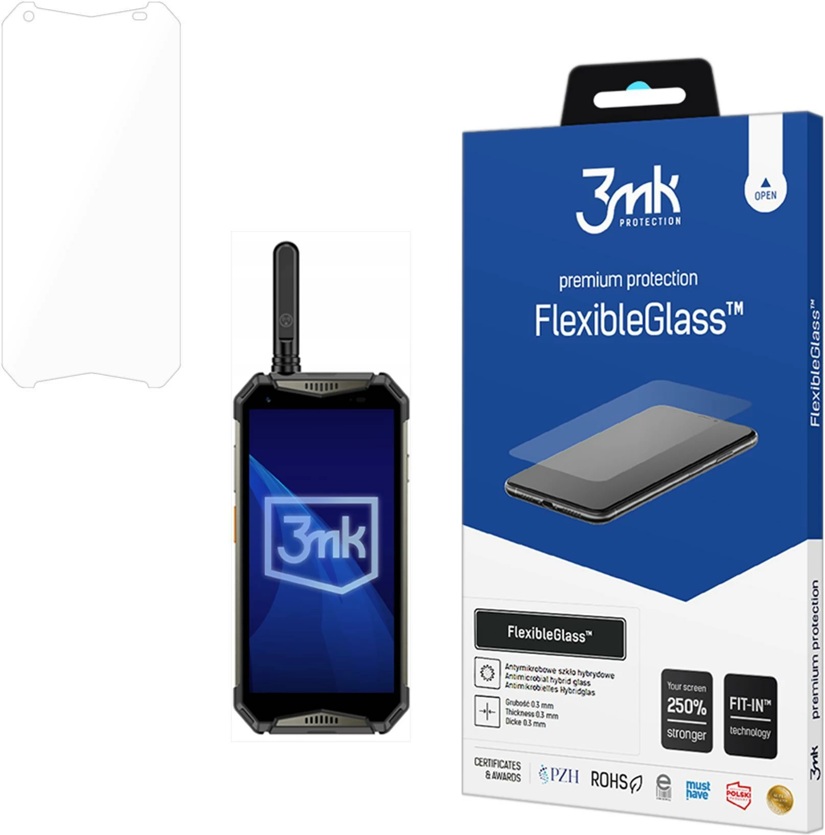 Mbrojtëse ekrani FlexibleGlass 3mk për Ulefone Armor 20WT