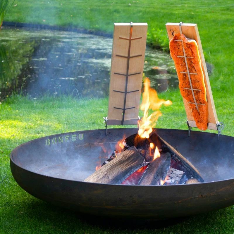 Dërrasë për grill Bonfeu, ngjyrë kafe