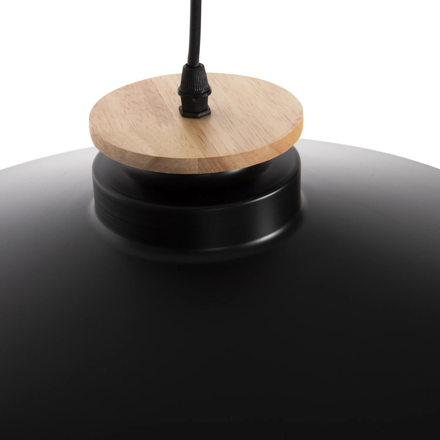 Llambë varëse tavani FH4159.01 metalike e zezë Φ40x116Hcm