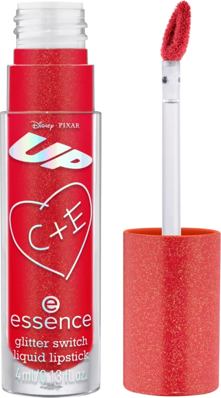 Shkëlqyes për buzë Essence Disney Pixar Up Glitter Switch 03 Over The Horizon, 4 ml