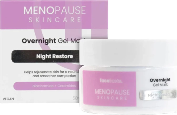 Face Facts Menopause Night Restore Overnight Gel Mask - 50ml