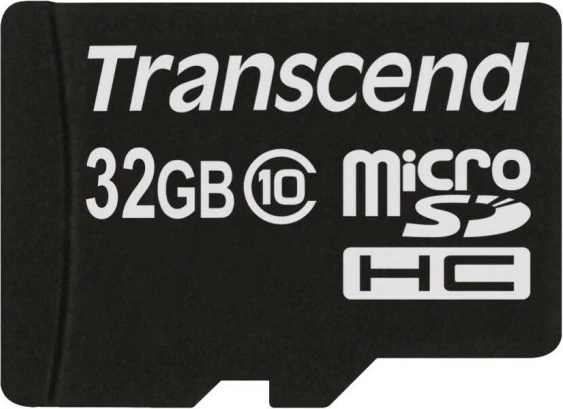 Kartelë memorie Transcend microSDHC 32GB Class 10, e zezë