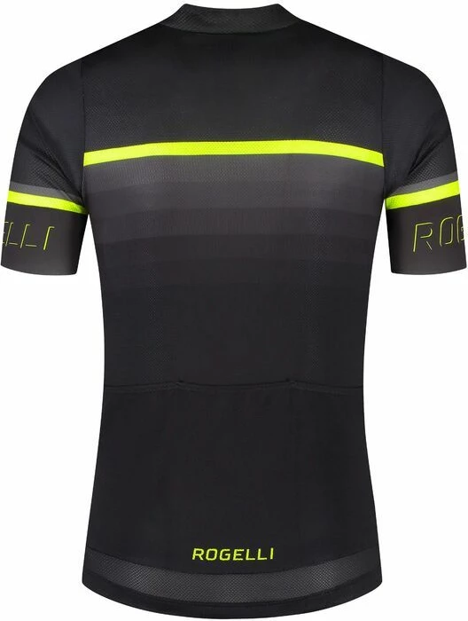 Maicë çiklizmi Rogelli për meshkuj, e zezë-fluo